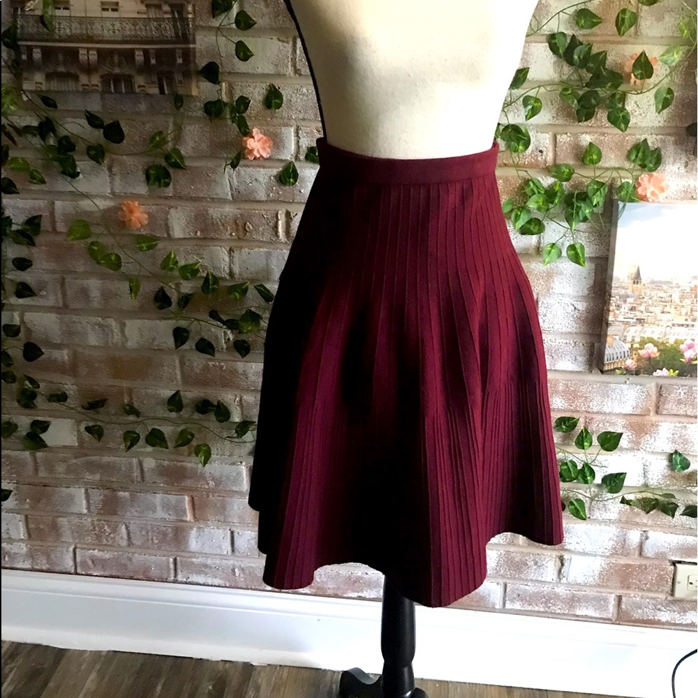 Black Friday sale| $13 Dark cranberry sweater skirt